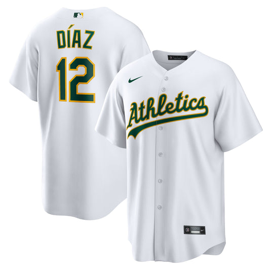 Aledmys Diaz Oakland Athletics Nike Home Replica Player Jersey - White
